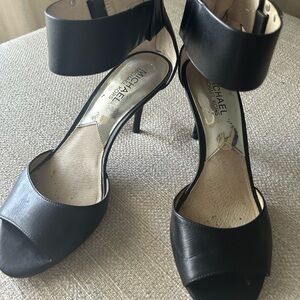 Michael Kors Black Leather Heels